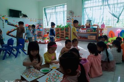 Tổ chức thao giảng chuyên môn cấp trường tháng 02