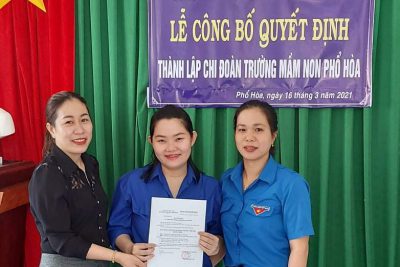 Thành lập chi đoàn